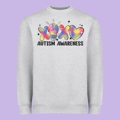 Autism Awareness Heavyweight Sweatshirt Designed By Maliassmallbusiness
