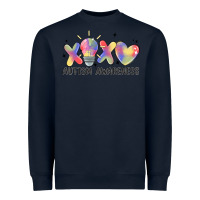 Navy autism awareness Heavyweight Sweatshirt - MaliasSmallBusiness