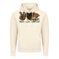 Vintage Artic Peace Love Wild Cat Head Vintage Hoodie - LillyAllenDesigns