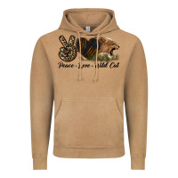 Vintage Camel Peace Love Wild Cat Head Vintage Hoodie - LillyAllenDesigns