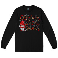 Black christmas with my gnomies Long Sleeve Tee - JahusDesignShop