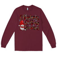 Burgundy christmas with my gnomies Long Sleeve Tee - JahusDesignShop