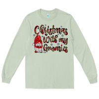 Matcha christmas with my gnomies Long Sleeve Tee - JahusDesignShop