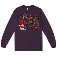 Plum christmas with my gnomies Long Sleeve Tee - JahusDesignShop