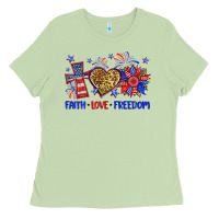 Matcha faith love freedom Ladies Tee - Neo Western