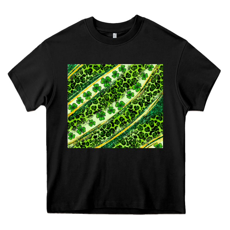 St. Patrick's Day Leopard Tumbler Heavy Core Tee by Neo Western | Teevron