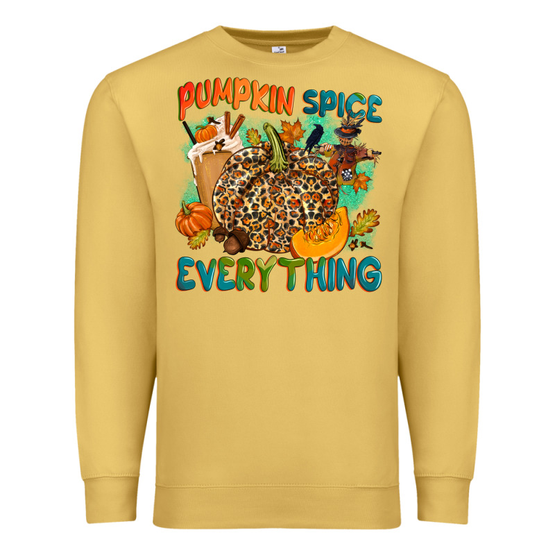 Pumpkin Spice Everything Premium Sweatshirt by NancyCooperArtShop | Teevron