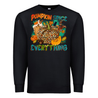 Black Pumpkin spice everything Premium Sweatshirt - NancyCooperArtShop
