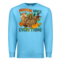 Ocean Blue Pumpkin spice everything Premium Sweatshirt - NancyCooperArtShop