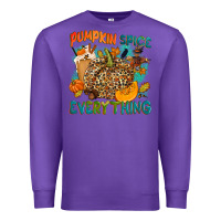 Purple Pumpkin spice everything Premium Sweatshirt - NancyCooperArtShop