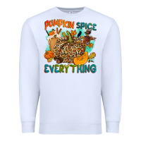 White Pumpkin spice everything Premium Sweatshirt - NancyCooperArtShop