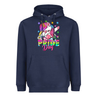 Navy Pride Day LGBTQ+ Heavyweight Hoodie - NancyCooperArtShop