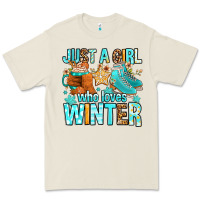 Bone just a girl who loves winter Premium Tee - FaDigitalArtStudio