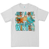 Just A Girl Who Loves Winter Premium Tee | Teevron