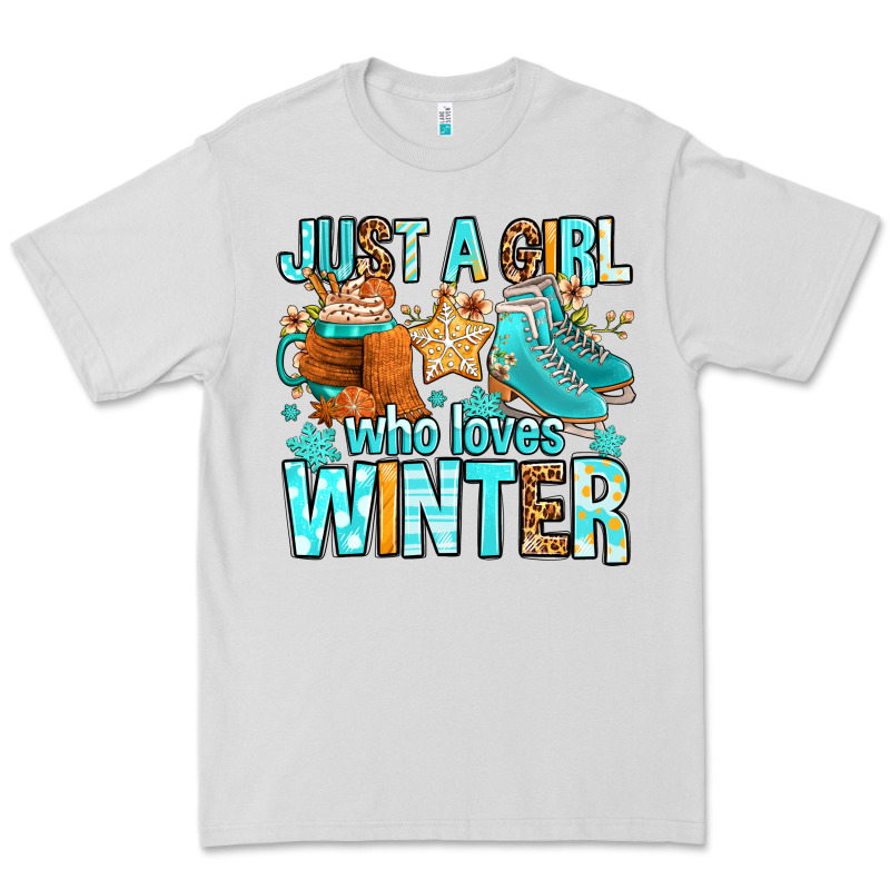 Just A Girl Who Loves Winter Premium Tee by FaDigitalArtStudio | Teevron