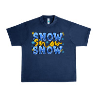 Navy snow snow snow with sparkle Urban Heavy Tee - AdoDesignShop