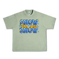 Oil Green snow snow snow with sparkle Urban Heavy Tee - AdoDesignShop