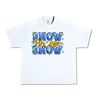 White snow snow snow with sparkle Urban Heavy Tee - AdoDesignShop