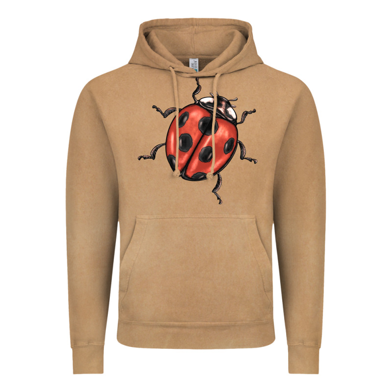 Ladybug Vintage Hoodie by BarkalooDesign | Teevron