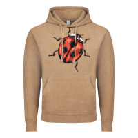 Vintage Coffee ladybug Vintage Hoodie - BarkalooDesign