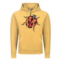 Vintage Mustard ladybug Vintage Hoodie - BarkalooDesign