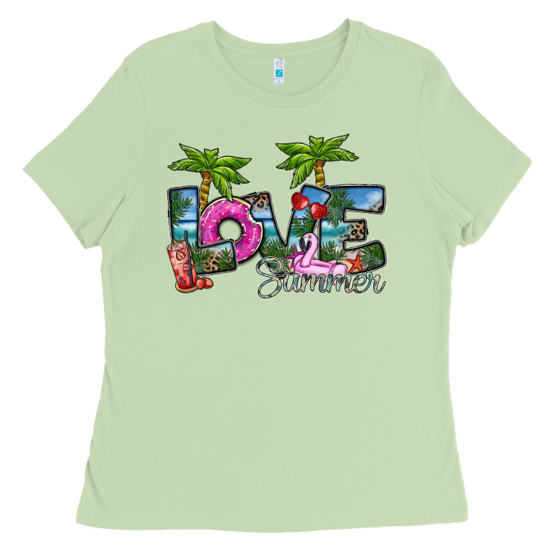 Love Summer Ladies Tee by SublimationCraftShop | Teevron