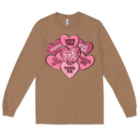 Toasted Coconut valentines conversation hearts Long Sleeve Tee - MaliasSmallBusiness