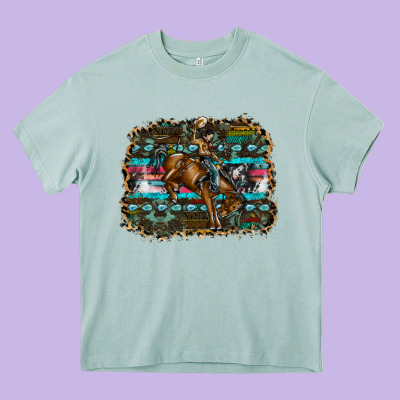 Rodeo Heavy Core Tee Designed By Sublimationcraftshop