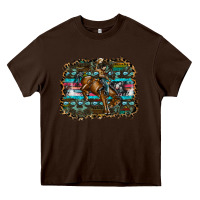 Chocolate Brown rodeo Heavy Core Tee - SublimationCraftShop