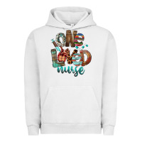 Pigment Lunar Rock One Loved Nurse Urban Hoodie - FaDigitalArtStudio