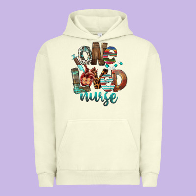 One Loved Nurse Urban Hoodie Designed By Fadigitalartstudio