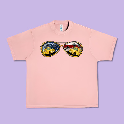 Bus Driver American Sunglasses Urban Heavy Tee Designed By Jasminsmagicworld