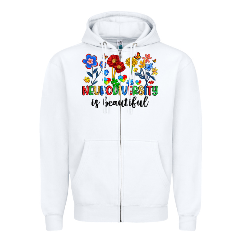 Neurodiversity Is Beautiful Zipper Hoodie by Artiststas | Teevron