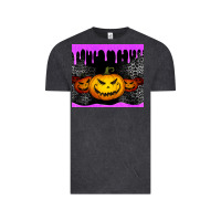 Vintage Black halloween jack o'lantern dripping glitter tumbler Vintage Tee - Jasminsmagicworld