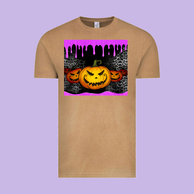 Halloween Jack O'lantern Dripping Glitter Tumbler Vintage Tee Designed By Jasminsmagicworld