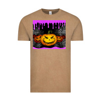 Vintage Coffee halloween jack o'lantern dripping glitter tumbler Vintage Tee - Jasminsmagicworld