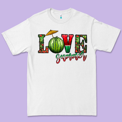 Love Summer Premium Tee Designed By Cowhidedigitalart