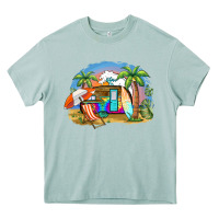 Arona camp life beach Heavy Core Tee - BarkalooDesign