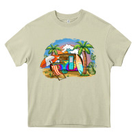 Mossy camp life beach Heavy Core Tee - BarkalooDesign