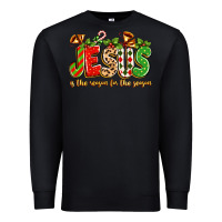 Black jesus is the reason for the season Premium Sweatshirt - texasbilliewilder