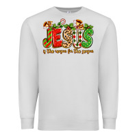 Dove Grey jesus is the reason for the season Premium Sweatshirt - texasbilliewilder