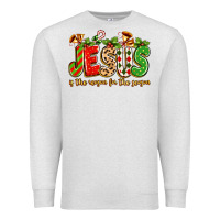Oatmeal Heather jesus is the reason for the season Premium Sweatshirt - texasbilliewilder