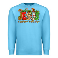 Ocean Blue jesus is the reason for the season Premium Sweatshirt - texasbilliewilder