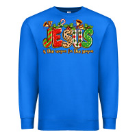 True Royal jesus is the reason for the season Premium Sweatshirt - texasbilliewilder