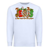 White jesus is the reason for the season Premium Sweatshirt - texasbilliewilder