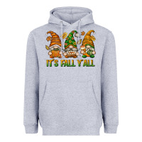 Heather Grey It's Fall Y'all Heavyweight Hoodie - texasbilliewilder
