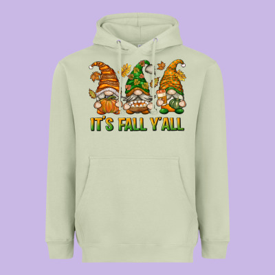 It's Fall Y'all Heavyweight Hoodie Designed By Texasbilliewilder