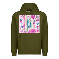 Army Green respiratory therapist Premium Hoodie - TumblerDesignByShophia