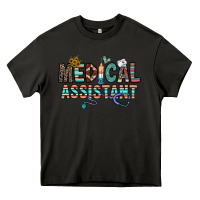 Asphalt medical asistant Heavy Core Tee - CowhideDigitalArt
