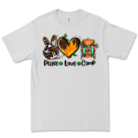 Dove Grey peace love camp ado Premium Tee - AdoDesignShop